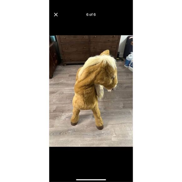 The product is a large Hasbro butterscotch FurReal Friends interactive animate r - Picture 2 of 5